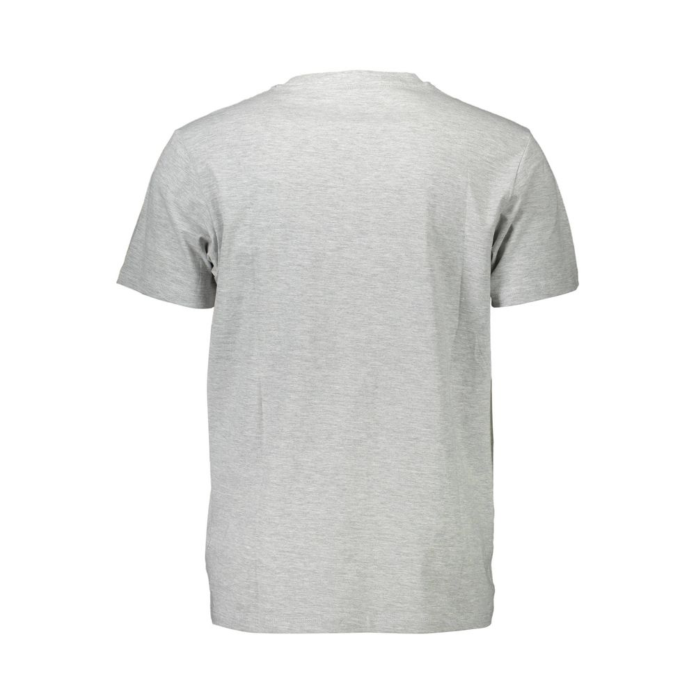 Guess Jeans Graues Baumwoll-T-Shirt
