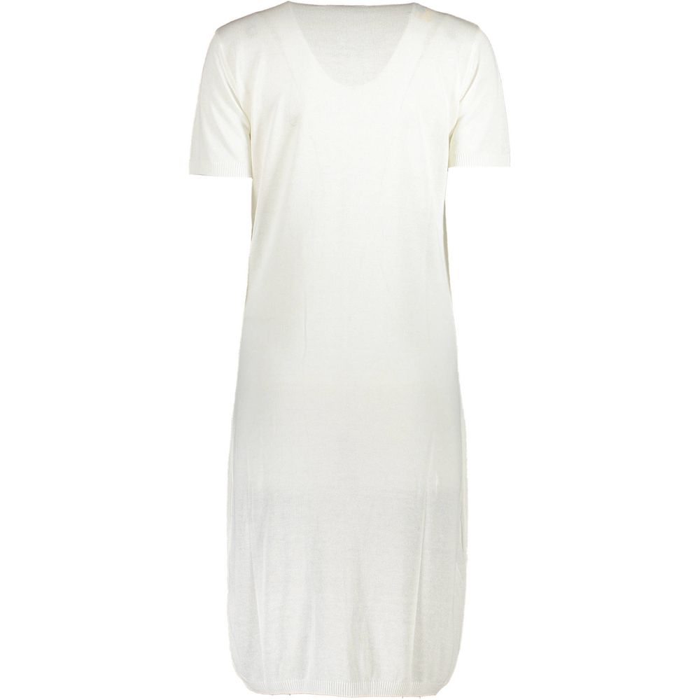 Cavalli Class Weißes Viskose-Kleid