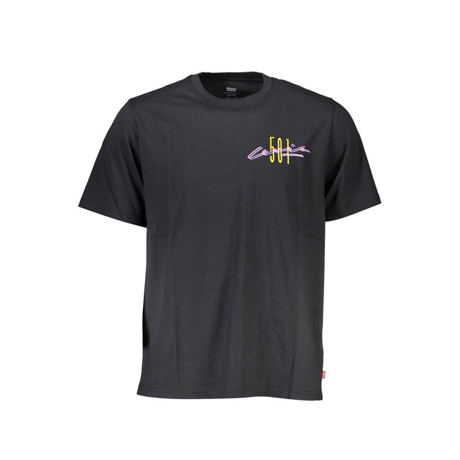 Levi's Schwarzes Baumwoll-T-Shirt für Herren
