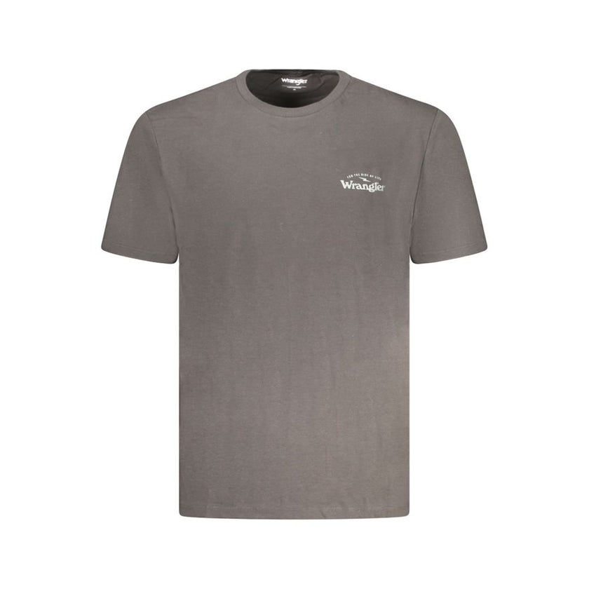 Wrangler Schwarzes Baumwoll-T-Shirt für Herren