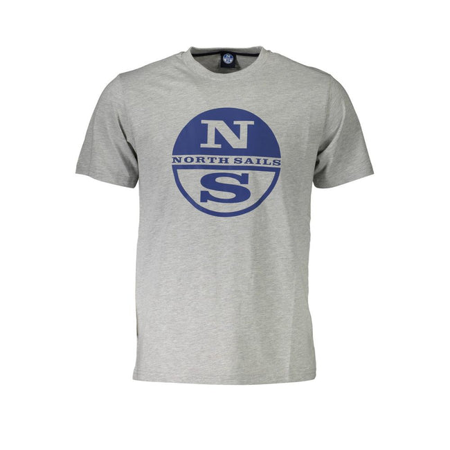 North Sails Grigio Baumwoll-T-Shirt für Herren
