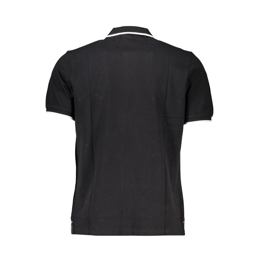 North Sails Schwarzes Herren-Poloshirt aus Baumwolle
