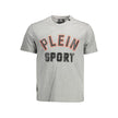 Plein Sport Graues Baumwoll-T-Shirt für Herren