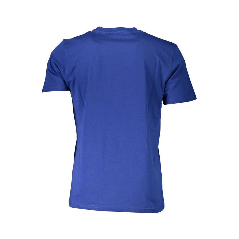 North Sails Blu Baumwoll-T-Shirt für Herren