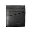 Calvin Klein Schwarzes Leder Portemonnaie