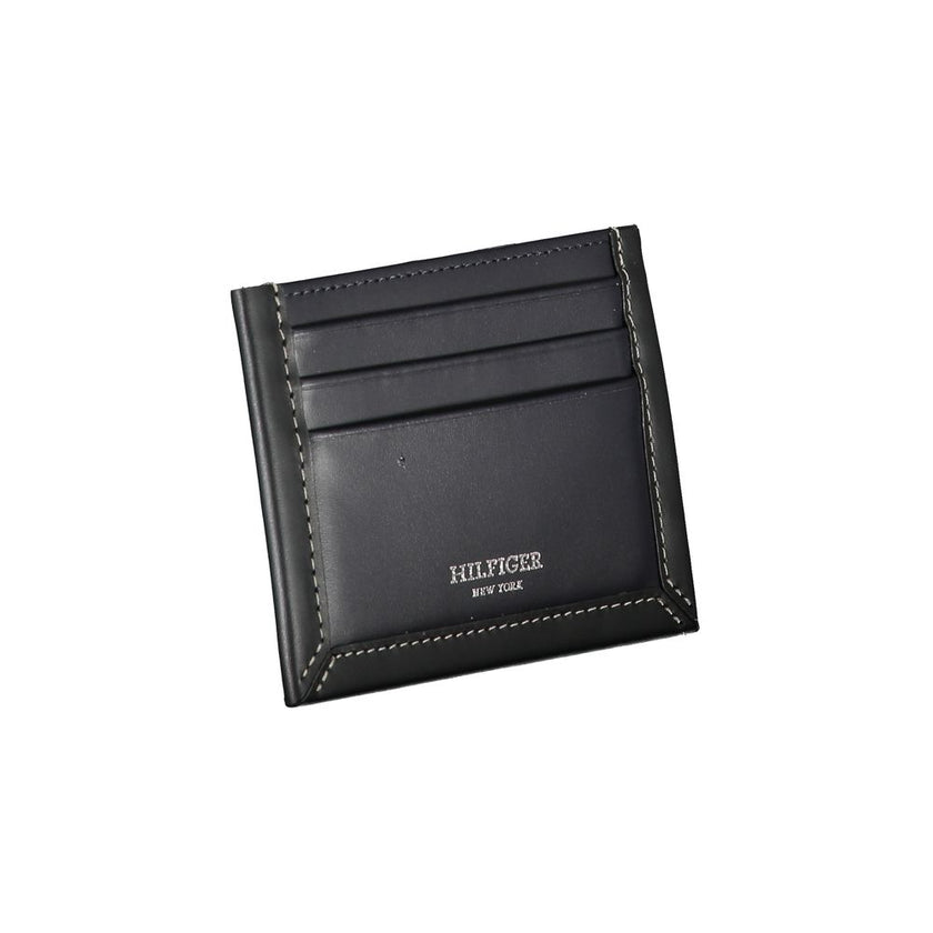 Tommy Hilfiger Blaues Leder Portemonnaie