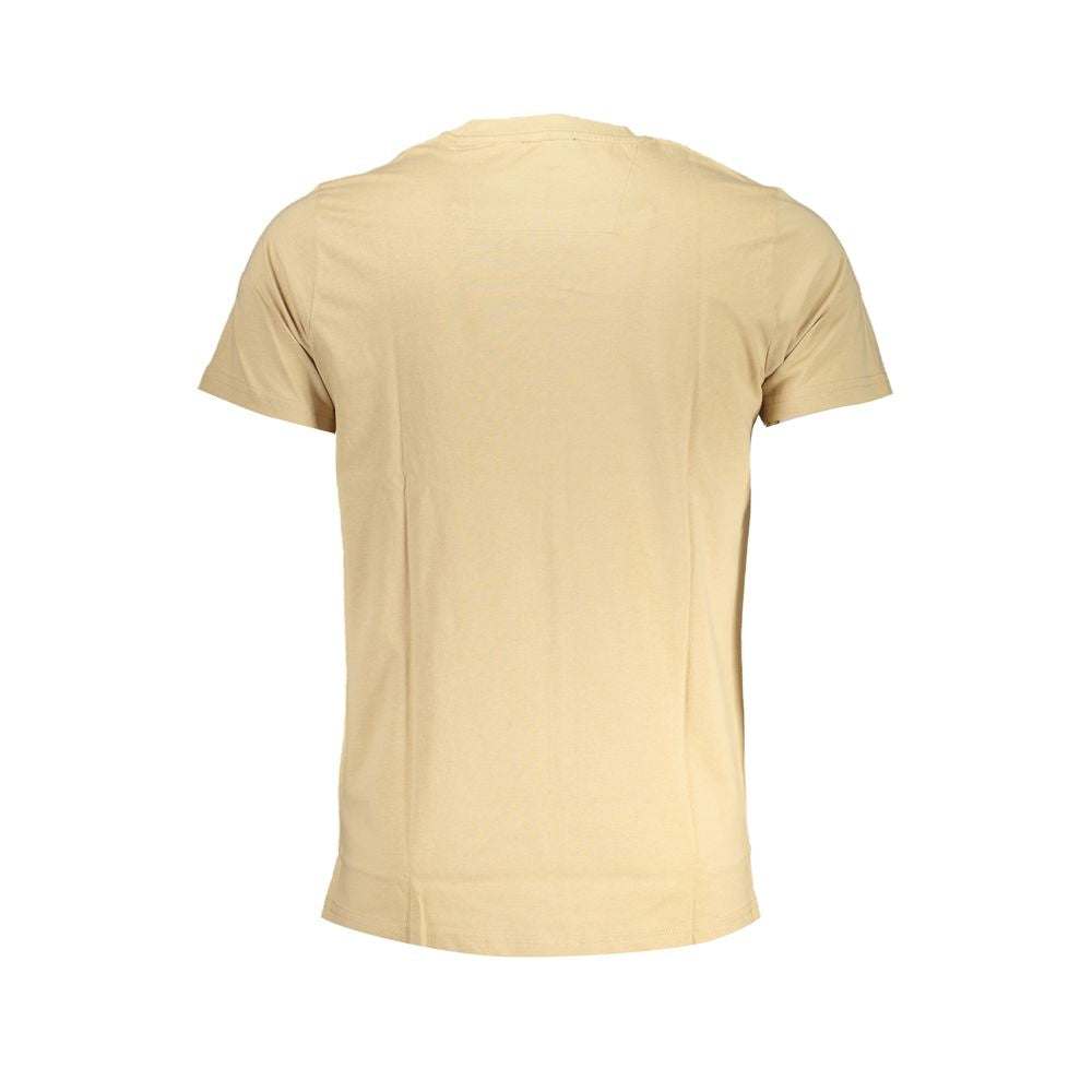 Cavalli Class Men's Beige Cotton T-Shirt