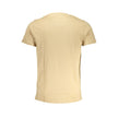 Cavalli Class Beige Baumwoll-T-Shirt für Herren