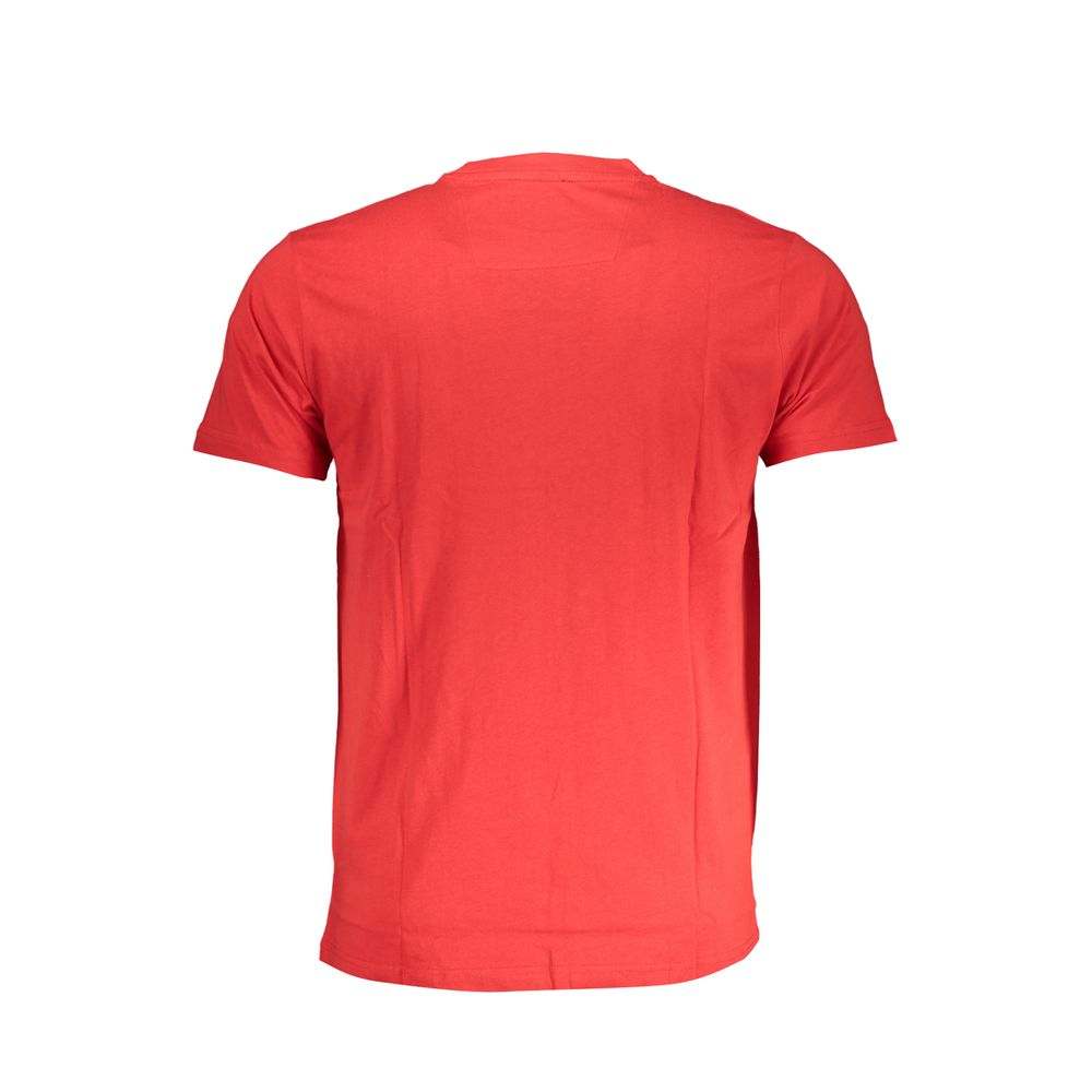 Men's Cavalli Class Red Cotton T-Shirt