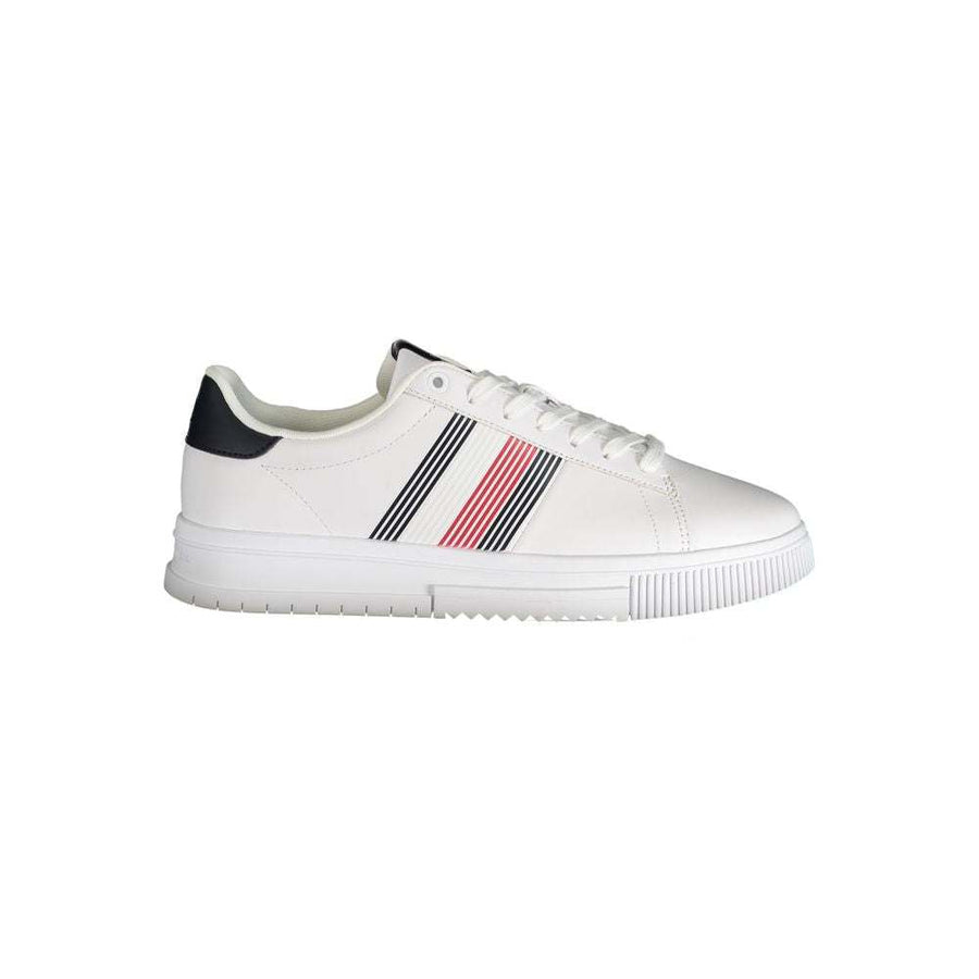 Tommy Hilfiger Men's White Polyurethane Sneaker