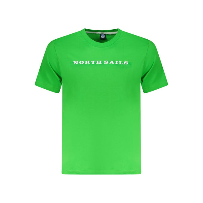 North Sails Verde Baumwoll-T-Shirt für Herren