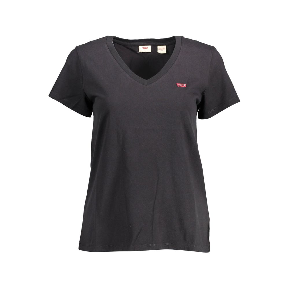 Levi's Schwarzes Baumwoll-T-Shirt
