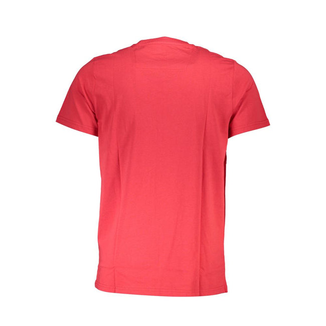 Cavalli Class Rosso Baumwoll-T-Shirt für Herren