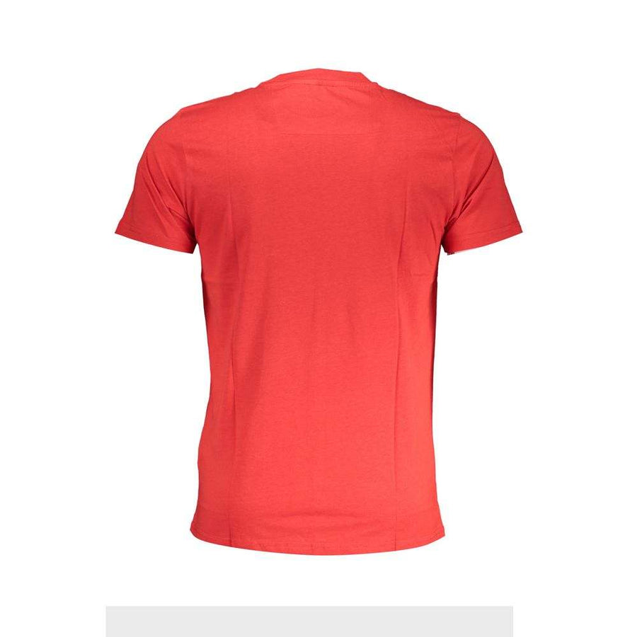 Men's Cavalli Class Red Cotton T-Shirt