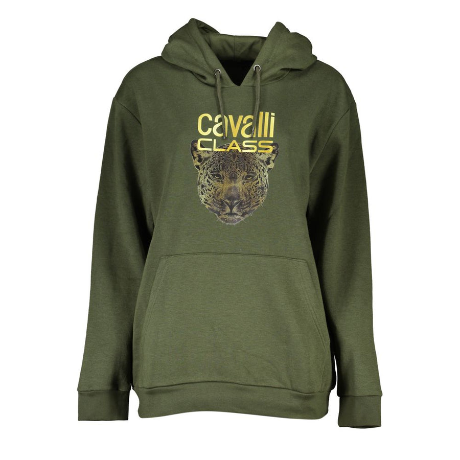 Cavalli Class Women's Green Cotton Sweater