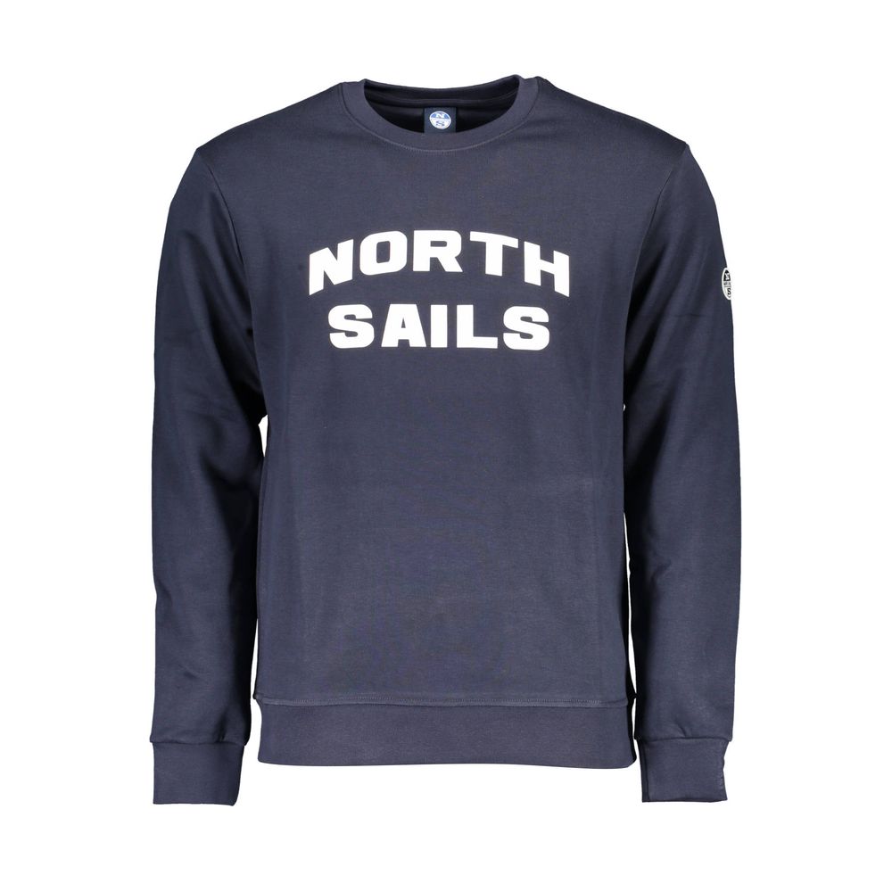 North Sails Blaues Baumwoll-Sweatshirt für Herren