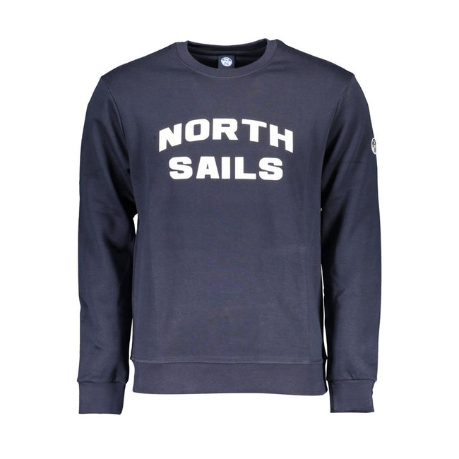 North Sails Blaues Baumwoll-Sweatshirt für Herren