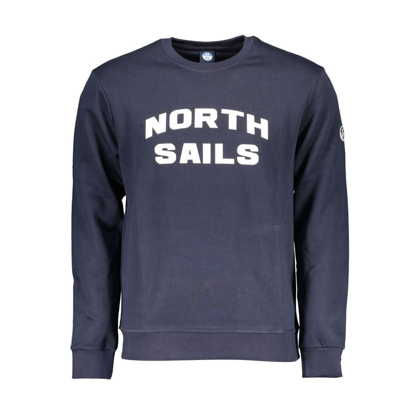 North Sails Blaues Baumwoll-Sweatshirt für Herren