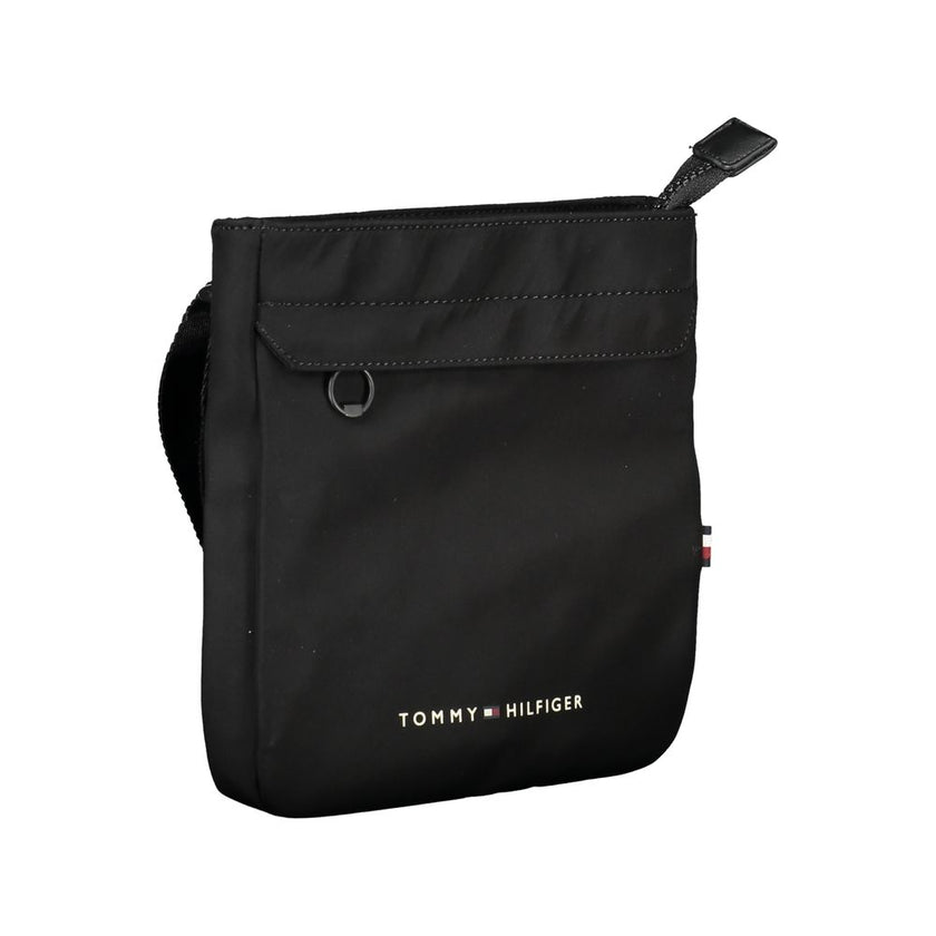 Tommy Hilfiger Schwarze Polyester Handtasche