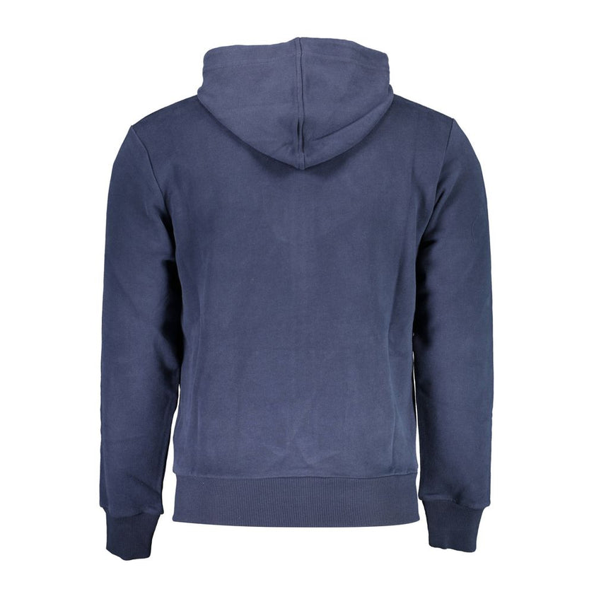 La Martina Blauer Kapuzenpullover aus Baumwolle für Herren