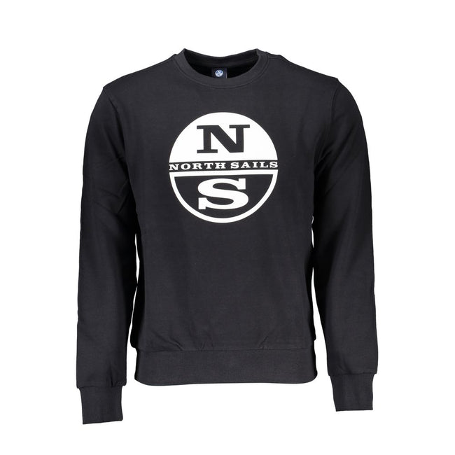 North Sails Schwarzer Baumwoll-Sweatshirt