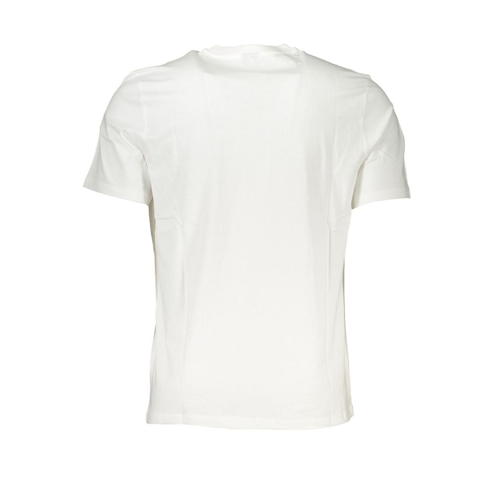 North Sails Bianco Baumwoll-T-Shirt für Herren
