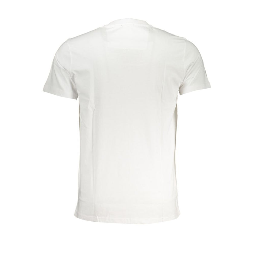 Cavalli Class Bianco Baumwoll-T-Shirt für Herren