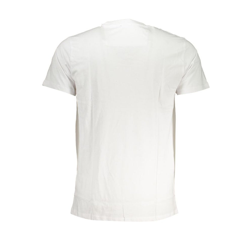 Cavalli Class Bianco Baumwoll-T-Shirt für Herren