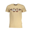 Cavalli Class Beige Baumwoll-T-Shirt für Herren