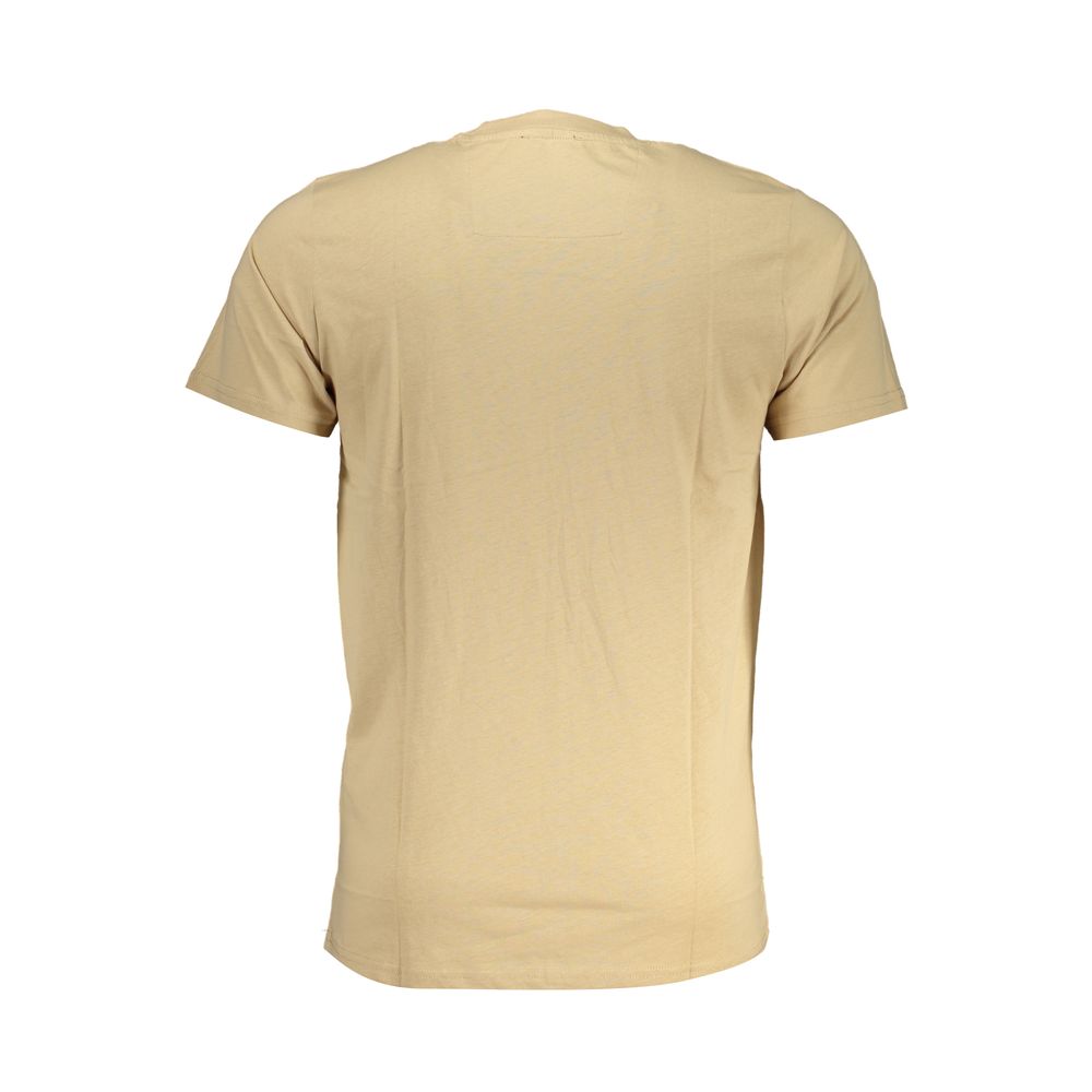 Cavalli Class Beige Baumwoll-T-Shirt für Herren