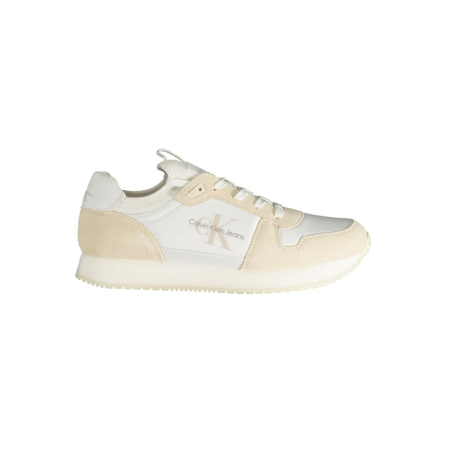 Calvin Klein White Men's Polyester Sneakers