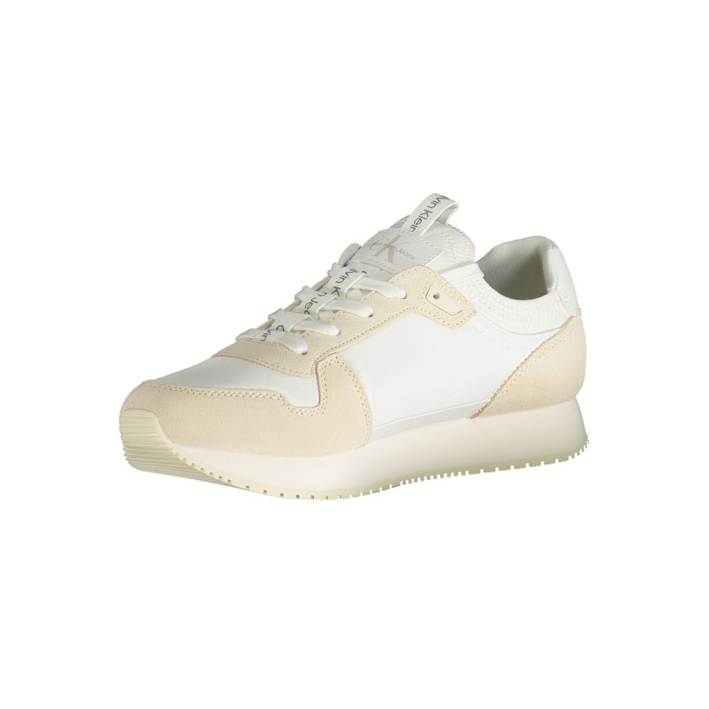 Calvin Klein White Men's Polyester Sneakers