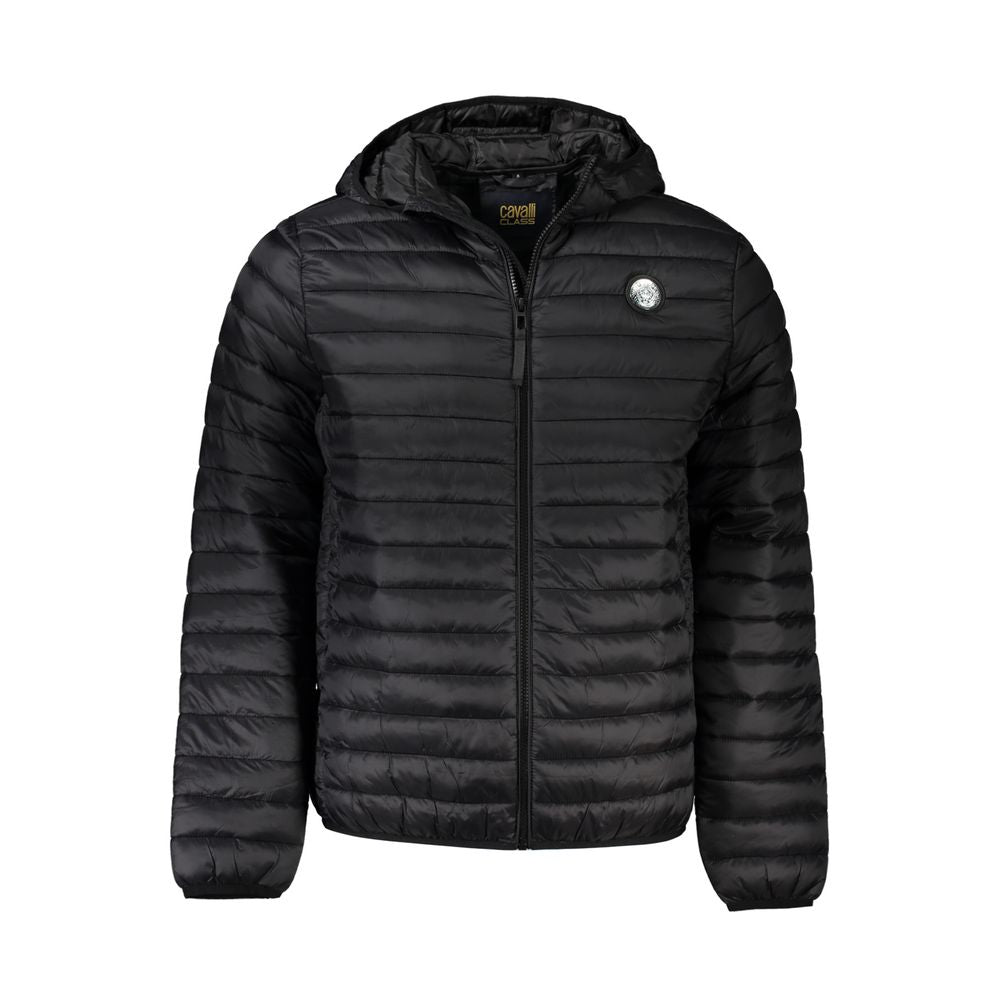 Cavalli Class Black Polyamide Jacket for Men