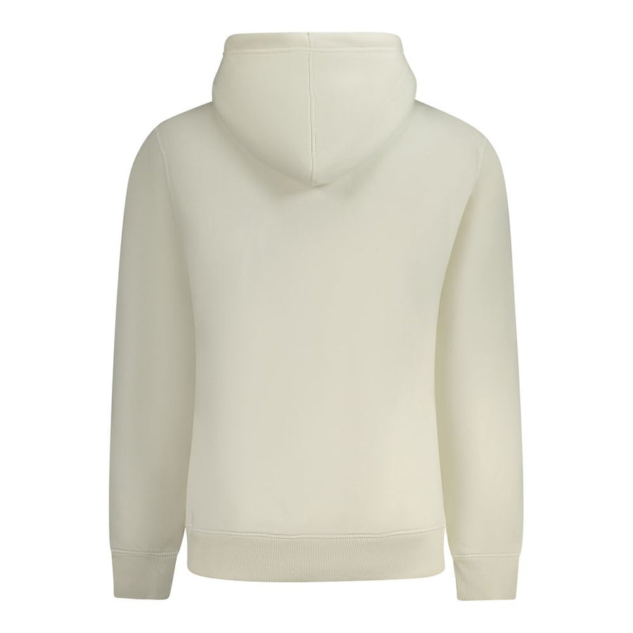 Calvin Klein Weißer Herren-Kapuzenpullover aus Baumwolle