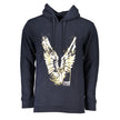 Cavalli Class Blauer Baumwollpullover für Herren