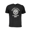 North Sails Schwarzes Baumwoll-T-Shirt für Herren