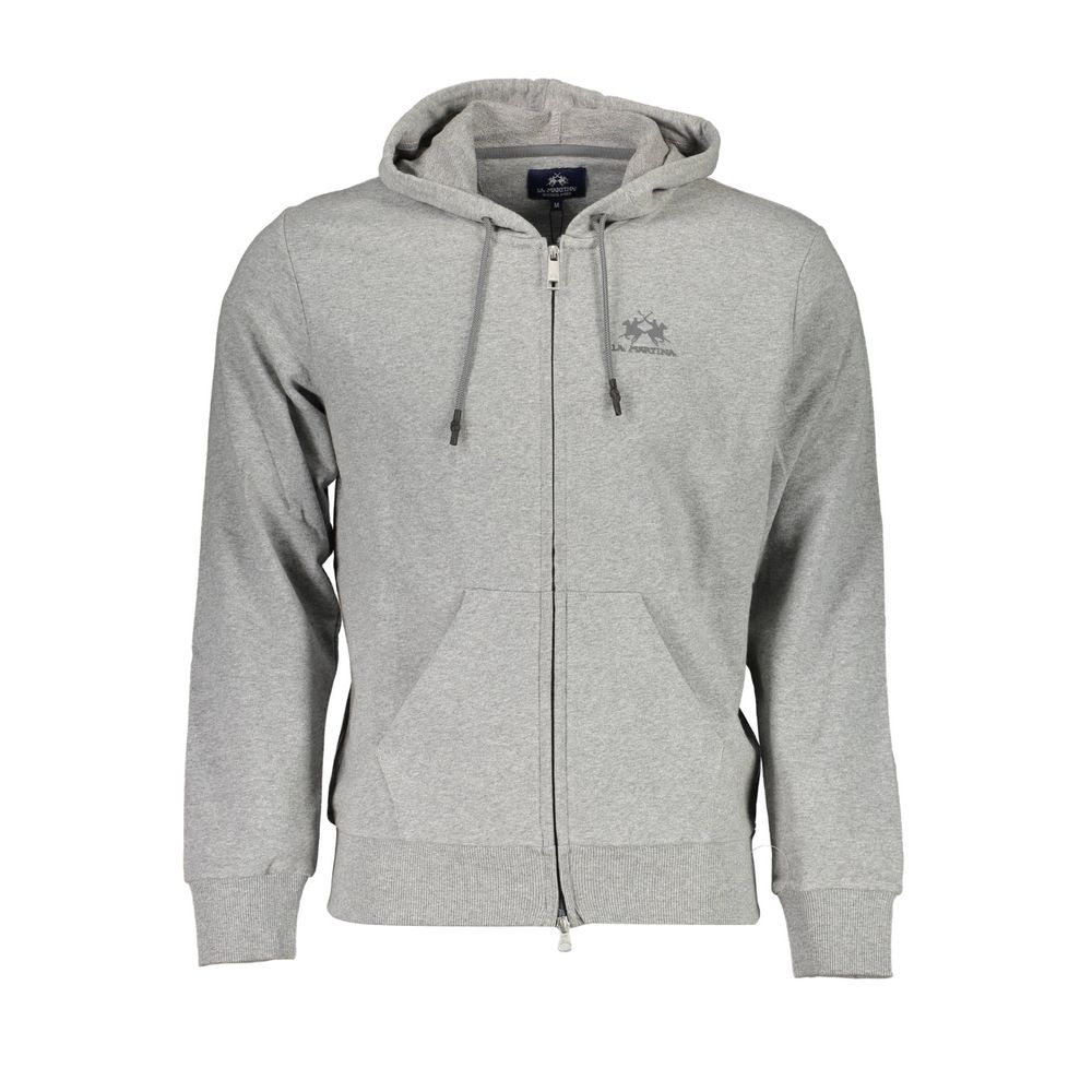 La Martina Grigio Baumwoll-Sweatshirt für Herren