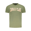 Cavalli Class Verde Baumwoll-T-Shirt für Herren