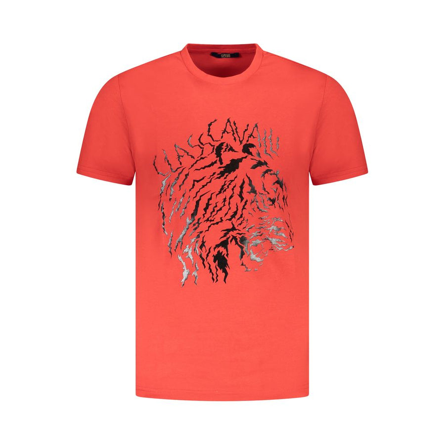 Cavalli Class Men's Red Cotton T-Shirt