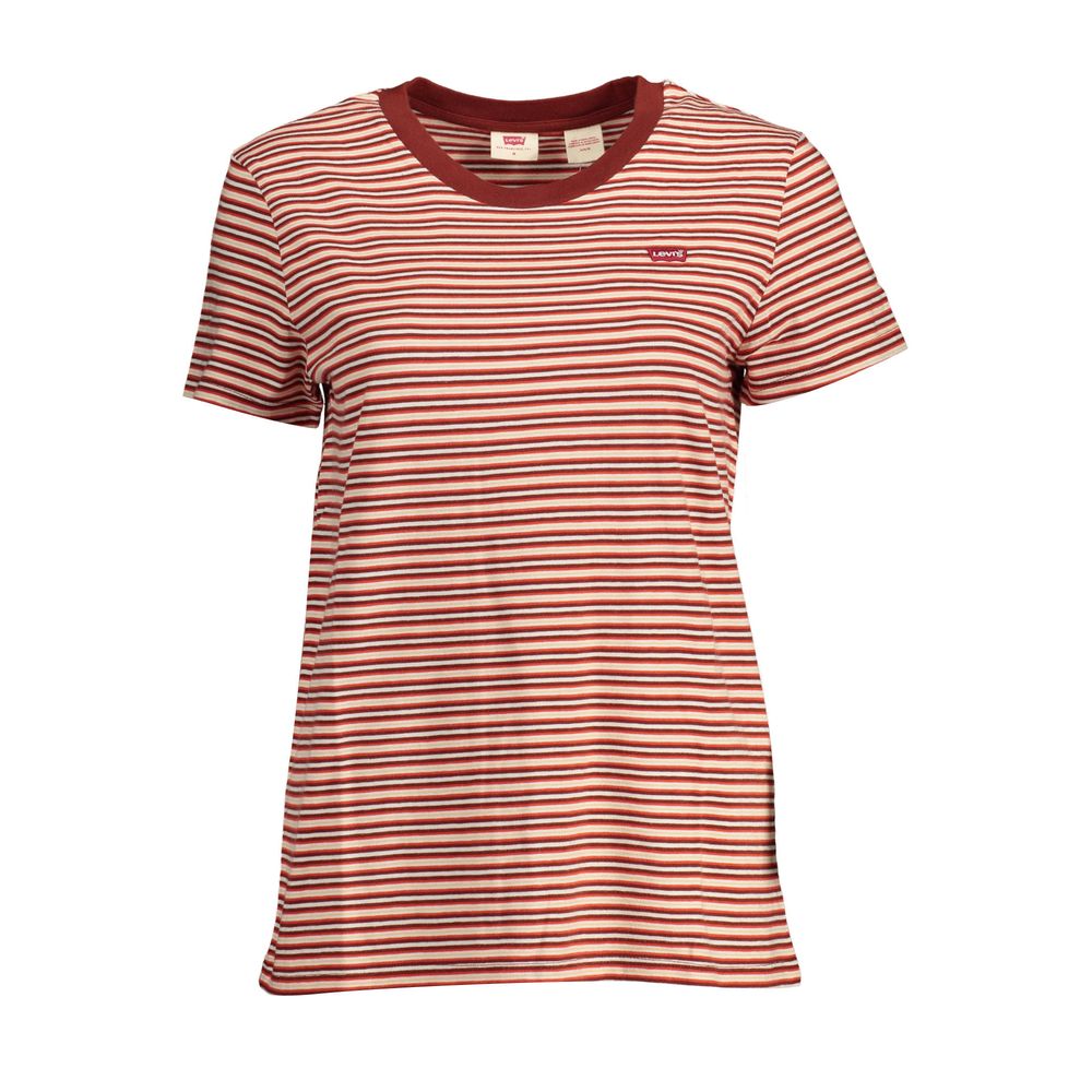 Levi's Rosso Baumwoll-T-Shirt für Damen