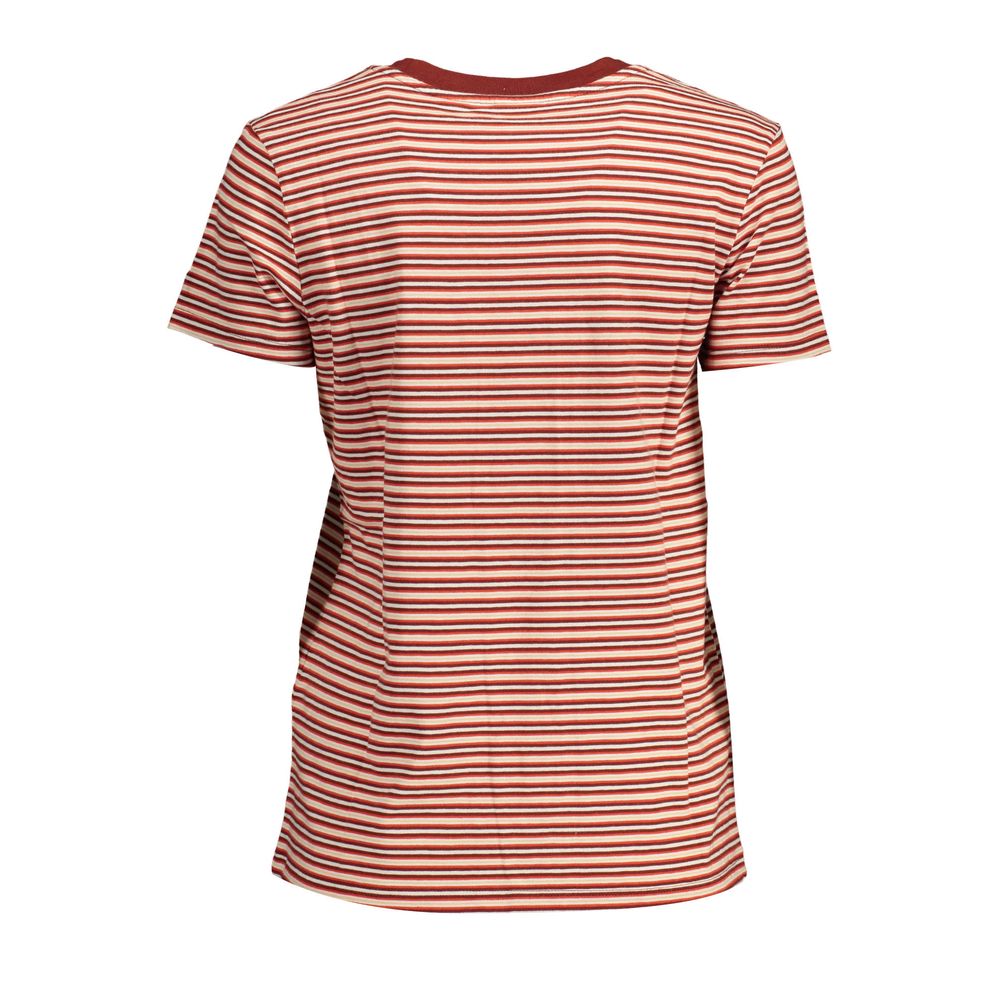 Levi's Rosso Baumwoll-T-Shirt für Damen