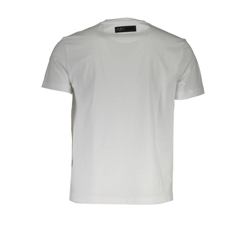 Plein Sport Weißes Herren-T-Shirt aus Baumwolle