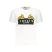 Cavalli Class Weißes Herren-T-Shirt aus Baumwolle