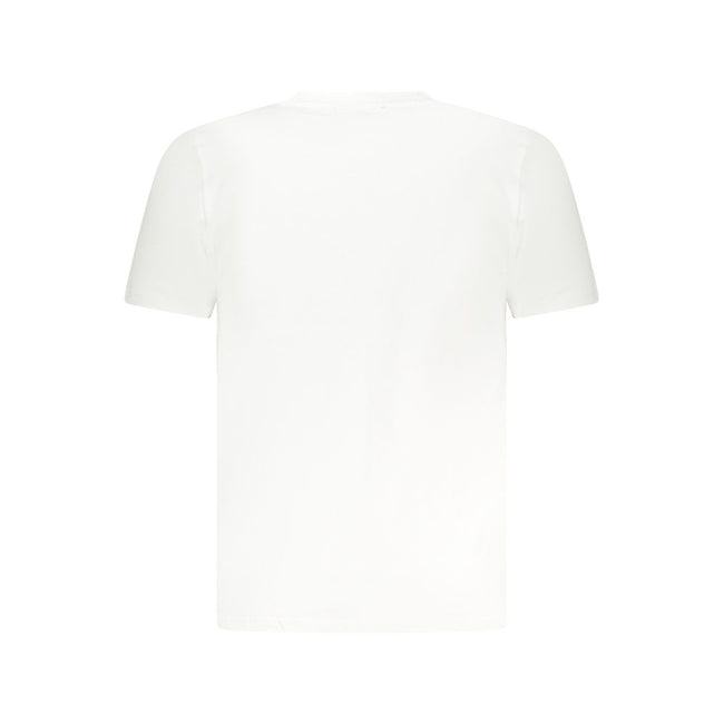Cavalli Class Weißes Herren-T-Shirt aus Baumwolle