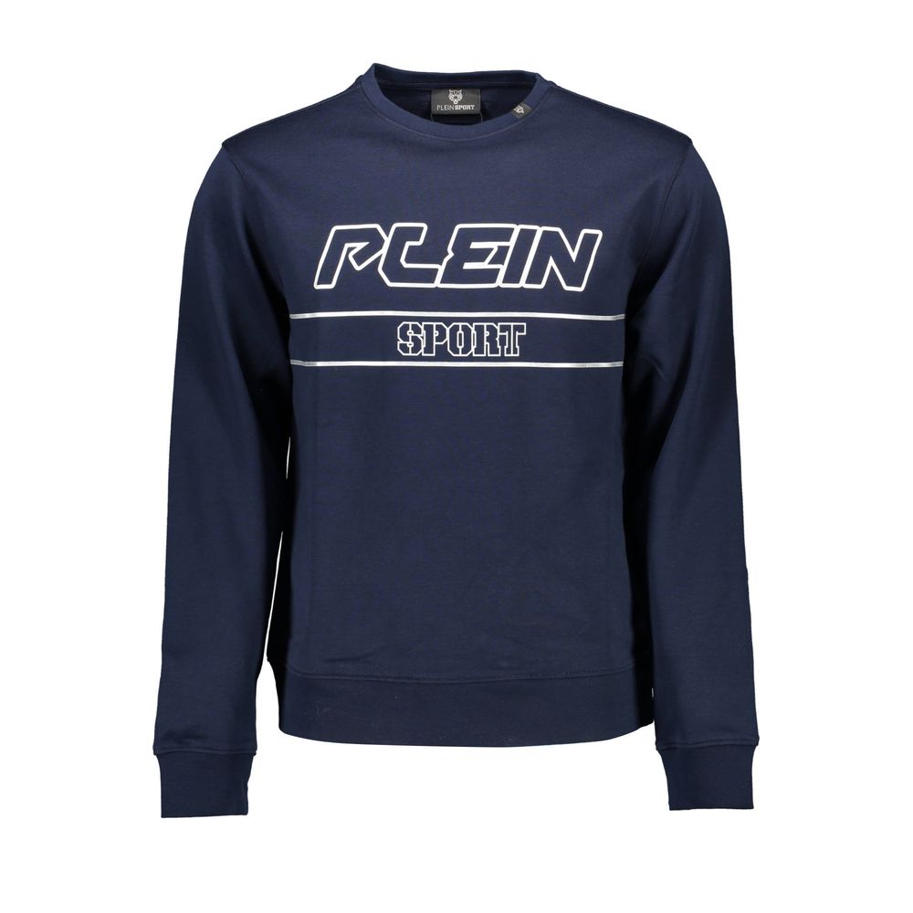 Plein Sport Blaues Baumwoll-Sweatshirt für Herren