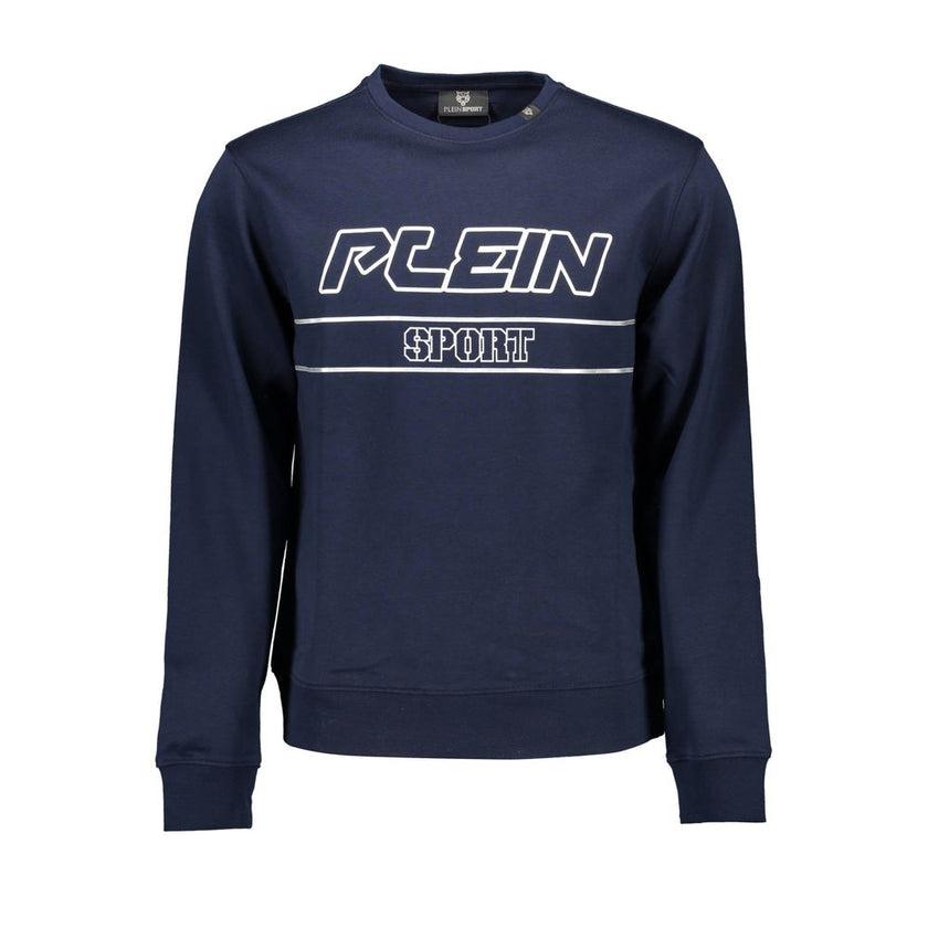 Plein Sport Blaues Baumwoll-Sweatshirt für Herren