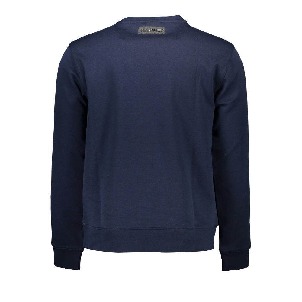 Plein Sport Blaues Baumwoll-Sweatshirt für Herren