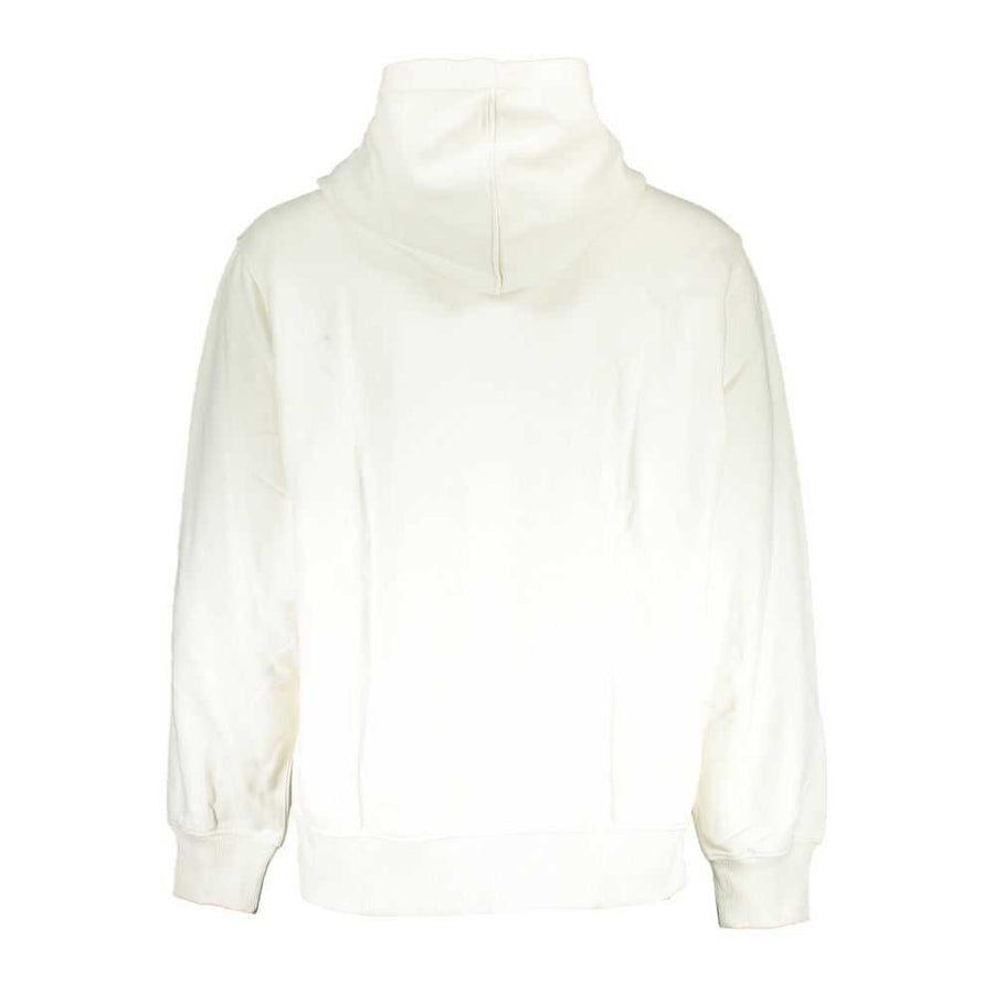Calvin Klein Weißes Herren-Sweatshirt aus Baumwolle
