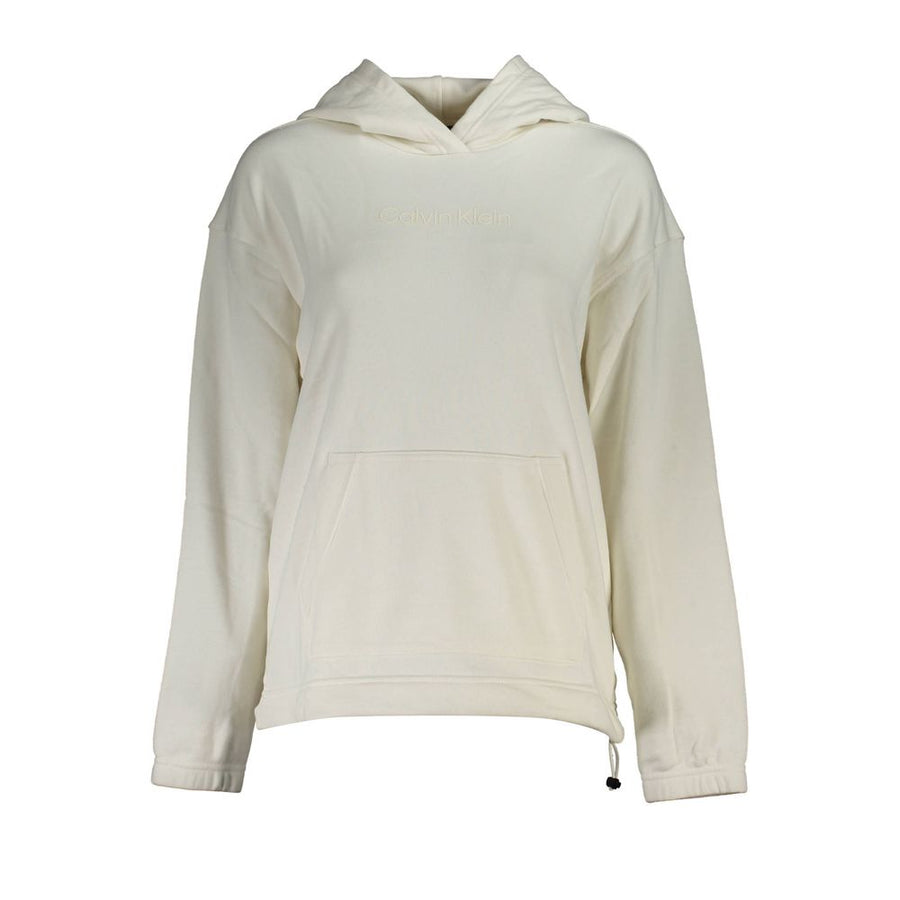 Calvin Klein Women's White Cotton Sweatshirt