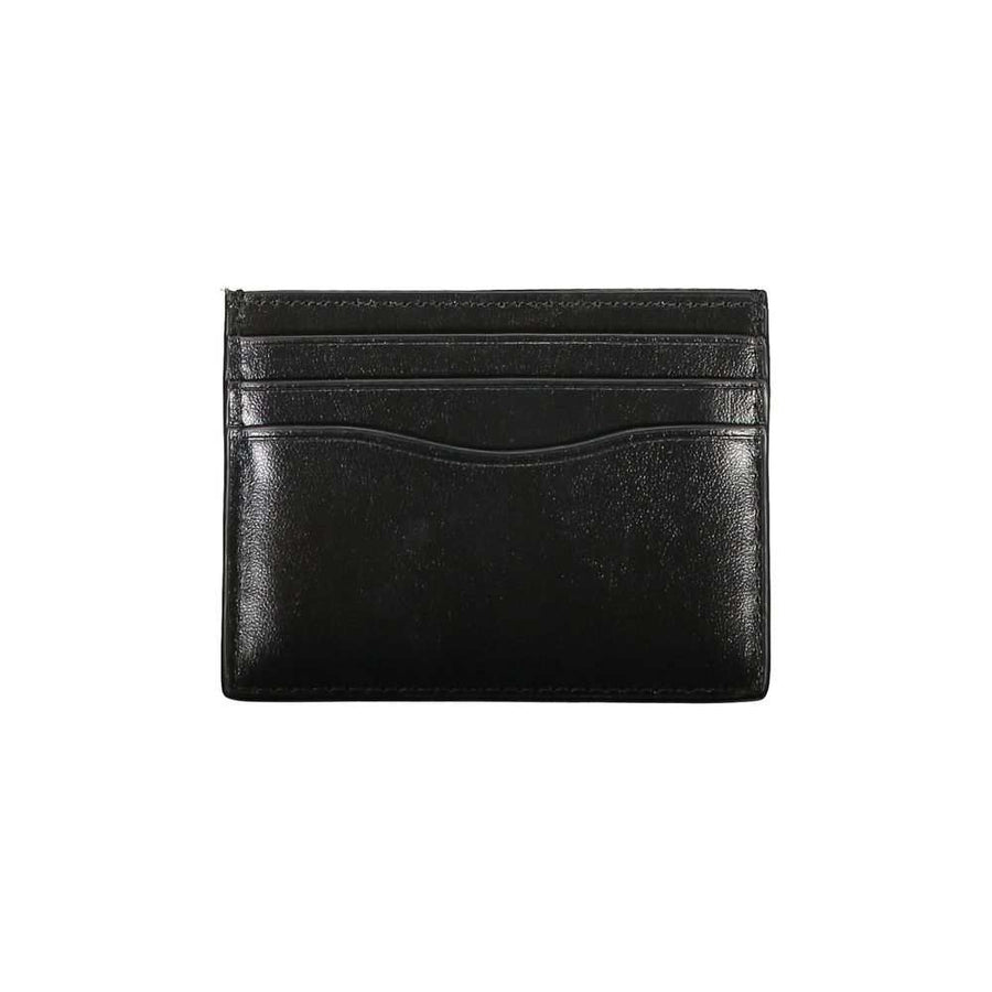 Calvin Klein Schwarzes Leder Portemonnaie